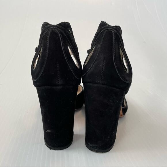 Guilhermina Posy cutwork strappy ankle strap heels Anthropologie feminine size 6 - Picture 8 of 10